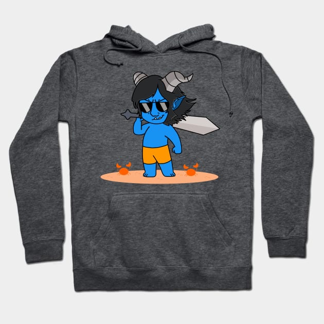 Troll Jim At The Beach Hoodie by garciajey